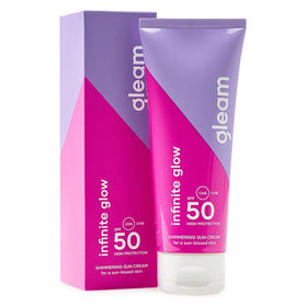 Gleam Infinite Glow Shimmering Sun Cream SPF50 - 100ml