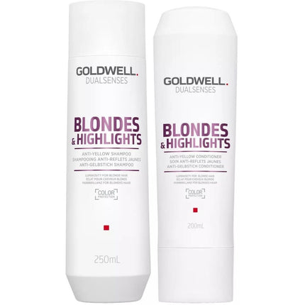 Goldwell Blondes & Highlights Anti-Yellow Set - 250ml+200ml - Sale