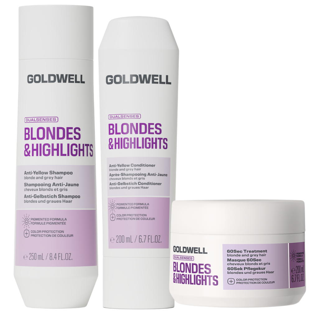 Goldwell Blondes & Highlights Anti-Yellow XL Set