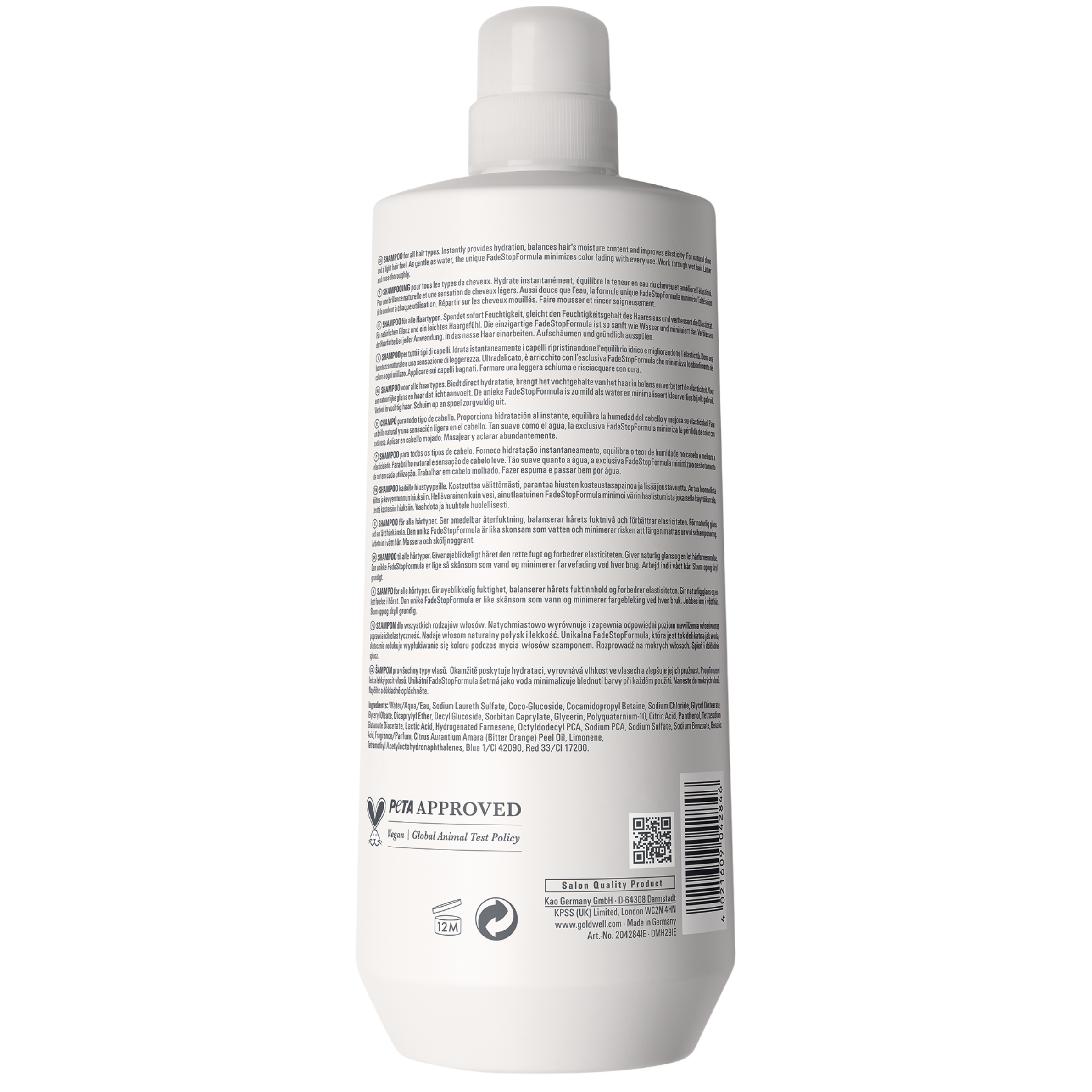 Goldwell Pure Hydration Hydrating Shampoo