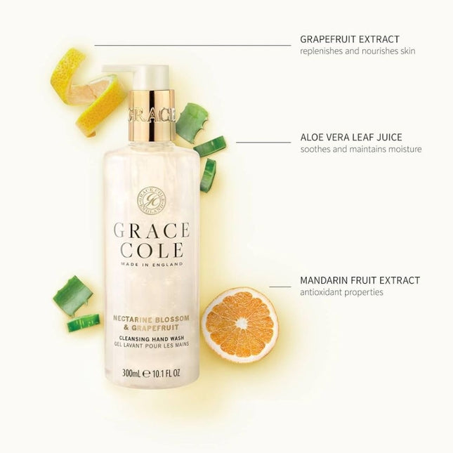 Grace Cole Nectarine Blossom & Grapefruit Hand Wash - 300ml