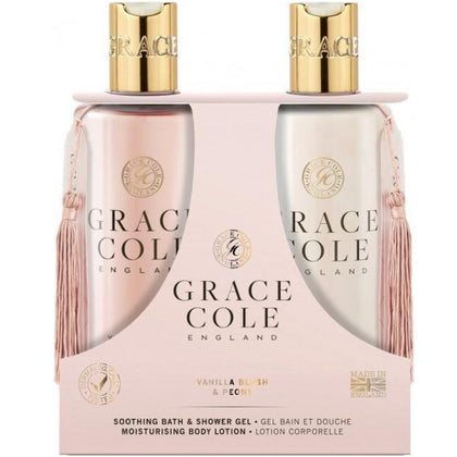 Grace Cole Vanilla Blush & Peony Body Care Duo - 300+300ml