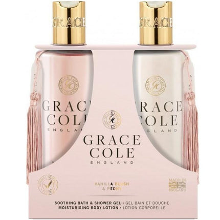 Grace Cole Vanilla Blush & Peony Body Care Duo - 300+300ml