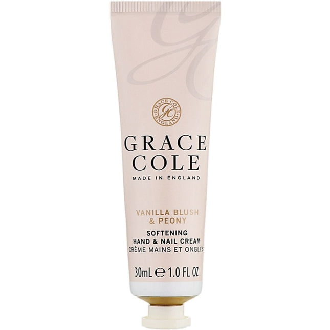 Grace Cole Vanilla Blush & Peony Hand and Nail Cream - 30ml