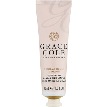Grace Cole Vanilla Blush & Peony Hand and Nail Cream - 30ml