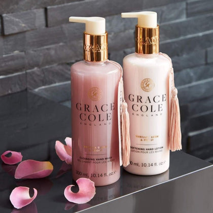 Grace Cole Vanilla Blush & Peony Hand Care Duo - 300+300ml