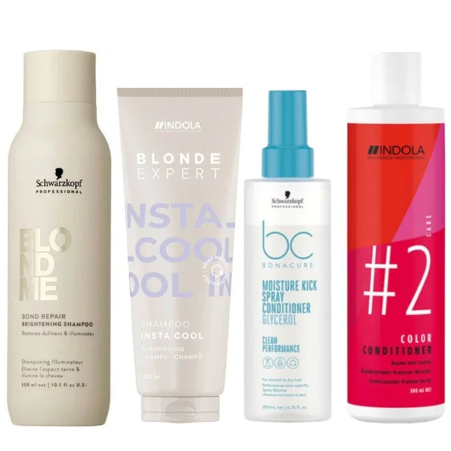 Haarspullen Blond Curl Set