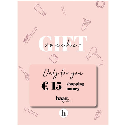 Haarspullen Cadeaubon