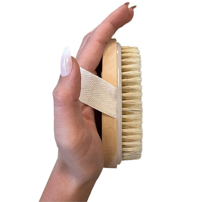 Haarspullen Dry body brush - 1pcs