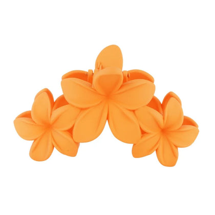 Haarspullen Hairclip Bloemen Oranje
