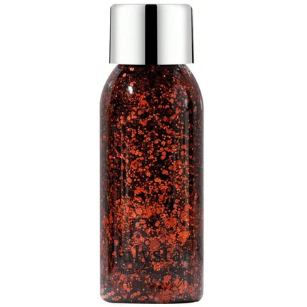 Haarspullen Holografische Chunky Glitter Gel - Oranje