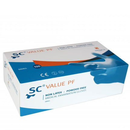 Haarspullen Vinyl Handschoenen Wit Poedervrij - 100stuks