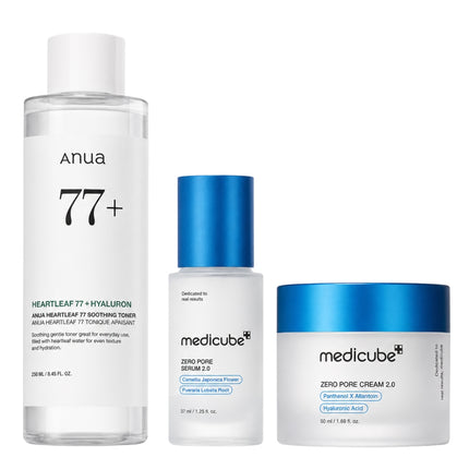 Haarspullen.nl Pore & Clear Skin Routine - 250ml+37ml+50ml
