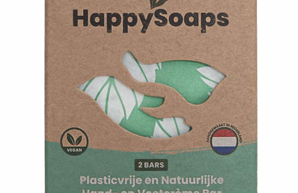 HappySoaps Absolute Mint Hand- en Voetcrème Bar - 40gr