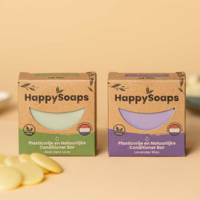 HappySoaps Lavender Bliss Conditioner Bar - 65g.