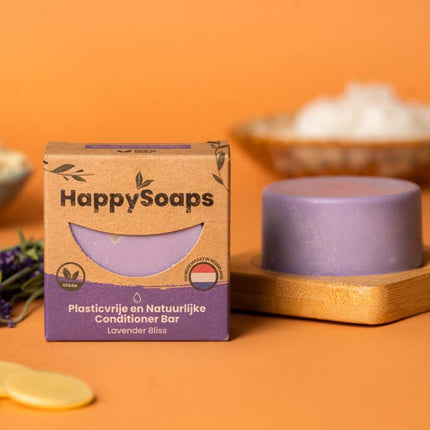 HappySoaps Lavender Bliss Conditioner Bar - 65g.