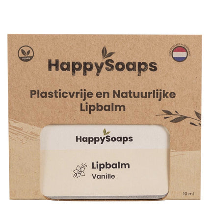 HappySoaps Plasticvrije & Natuurlijke Lipbalm Vanille - 10ml