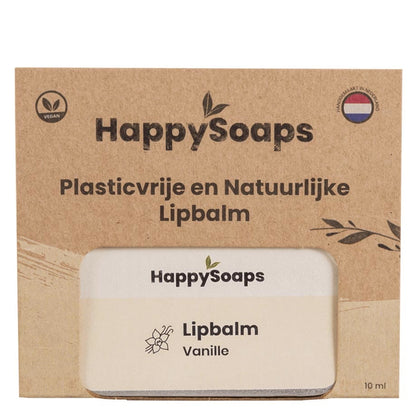 HappySoaps Plasticvrije & Natuurlijke Lipbalm Vanille - 10ml