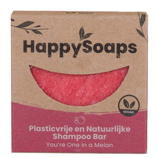HappySoaps You’re One in a Melon Shampoo Bar - 70g.