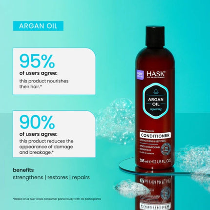 HASK Argan Oil Repairing Conditioner - 355 ml