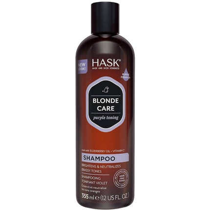 HASK Blonde Care Purple Toning Shampoo - 355ml