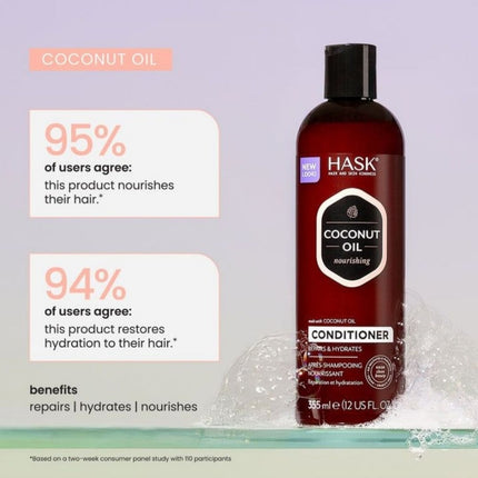 HASK Coconut Oil Nourishing Conditioner - 355ml
