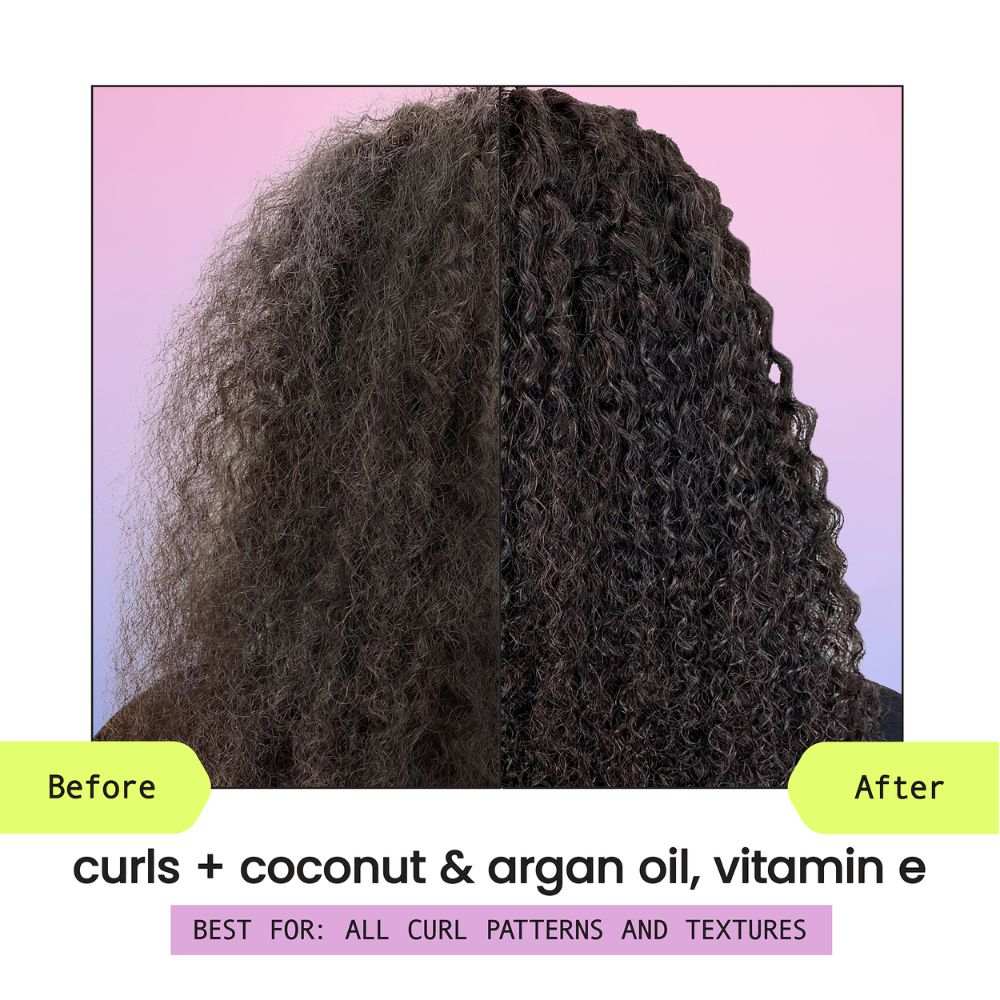 HASK Curls + Argan, Coconut & Vitamin E Oils Defining Cream - 198ml