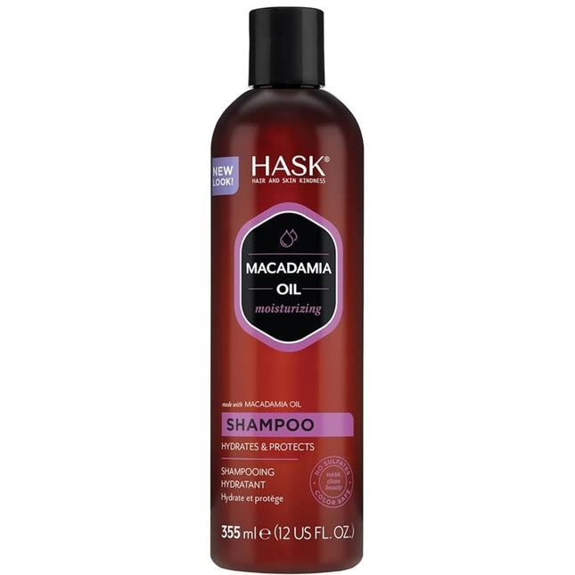HASK Macadamia Oil Moisturizing Shampoo - 355ml