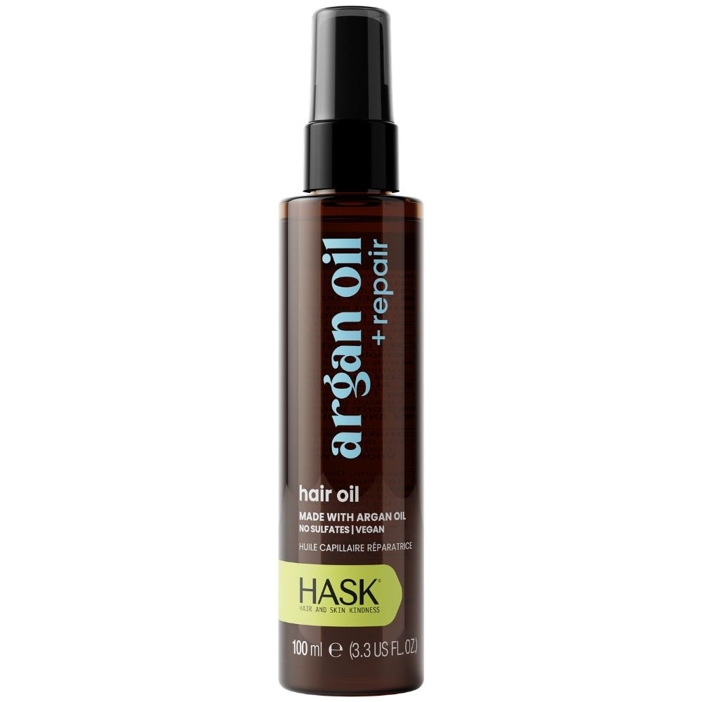 HASK Repair + Argan Oil Hair Oil Pump - 100ml