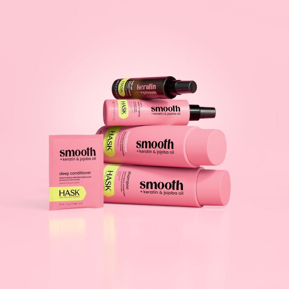 HASK Smooth + Keratin & Jojoba Oil Conditioner - 473ml