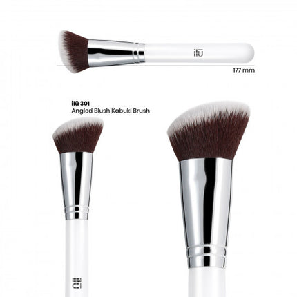 ilu Angled Blush Kabuki Brush-301