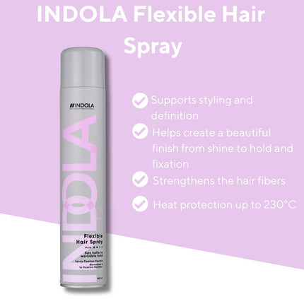 Indola Finish Flexible Haarspray - 500ml