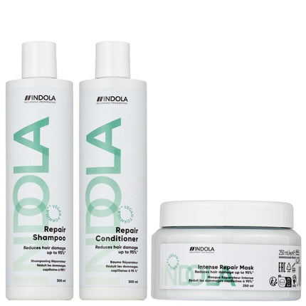 Indola Intense Repair Set - 300+300+250ml