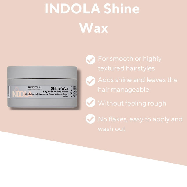 Indola Texture Shine Wax - 100ml