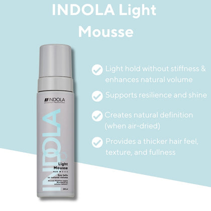 Indola Volume Light Mousse - 200ml