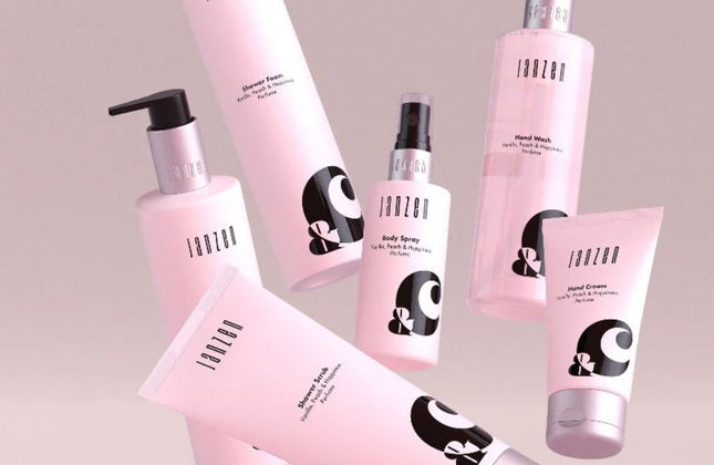 Janzen &C Shower Scrub Vanilla Peach & Happiness - 200ml