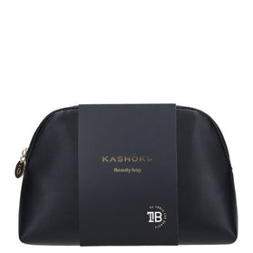 KASHŌKI Beauty Bag Vegan Leather - Black