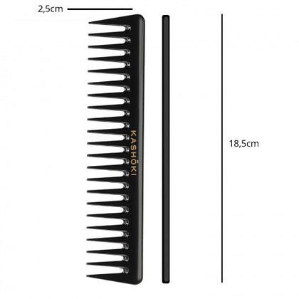 KASHŌKI Wide Tooth Detangling Comb Youko - Straight