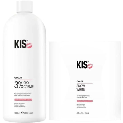 KIS Bleach & Developer Set - 1000ml+500gr