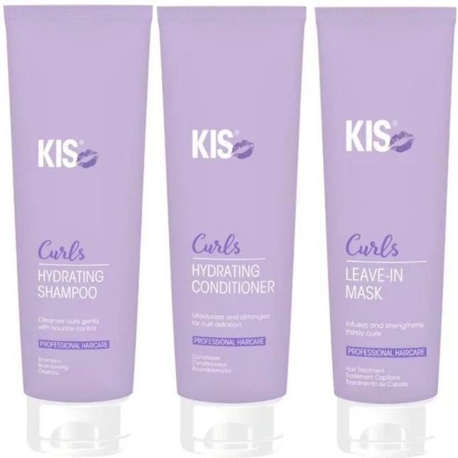 KIS Curls Shower & Shine Set - 300+250+150ml