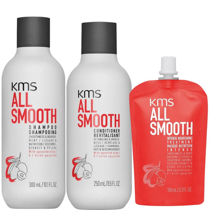 KMS Hair All Smooth Trio - 300ml+250ml+100ml