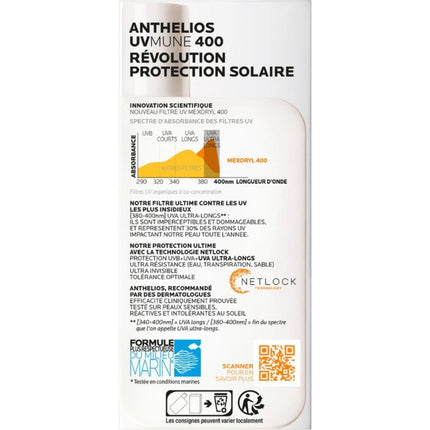 La Roche-Posay Anthelios Fluide UVmune SPF50+ - 50ml