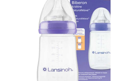 Lansinoh NaturalWave Babyfles - 240 ml - 1st