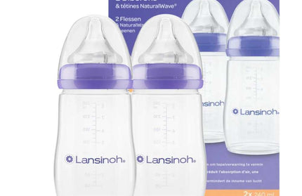 Lansinoh NaturalWave Babyflessen - 240 ml - 2st