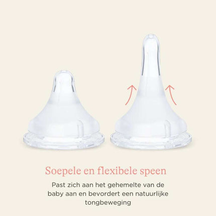 Lansinoh NaturalWave Glazen Babyfles - 160 ml