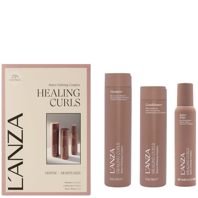 LANZA Healing Curls Giftset - 168+250+300ml