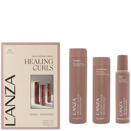 LANZA Healing Curls Giftset - 168+250+300ml