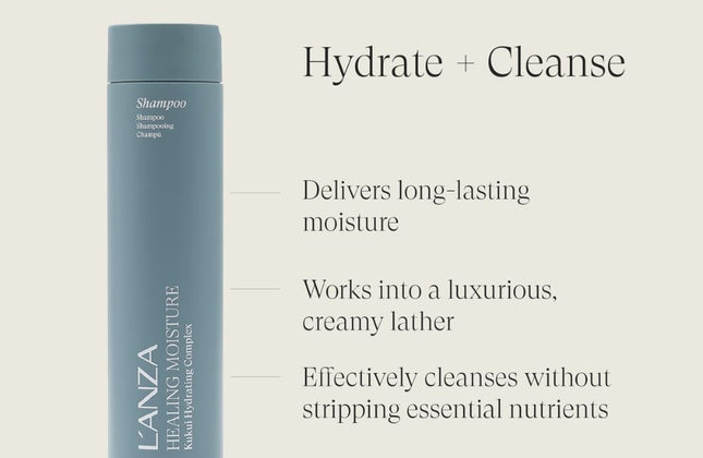 LANZA Healing Moisture Tamanu Cream Shampoo - 300ml