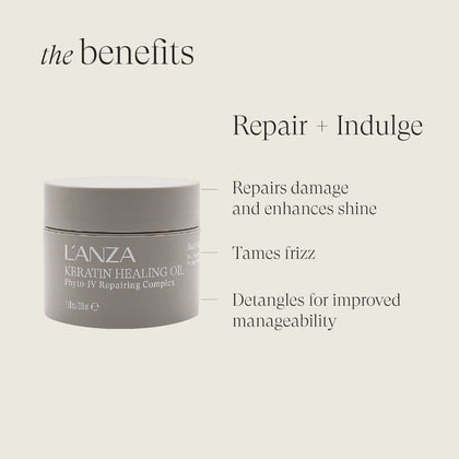 LANZA Keratin Healing Oil Intensive Hair Masque - 210ml