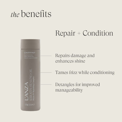 LANZA Keratin Healing Oil Lustrous Conditioner - 250ml